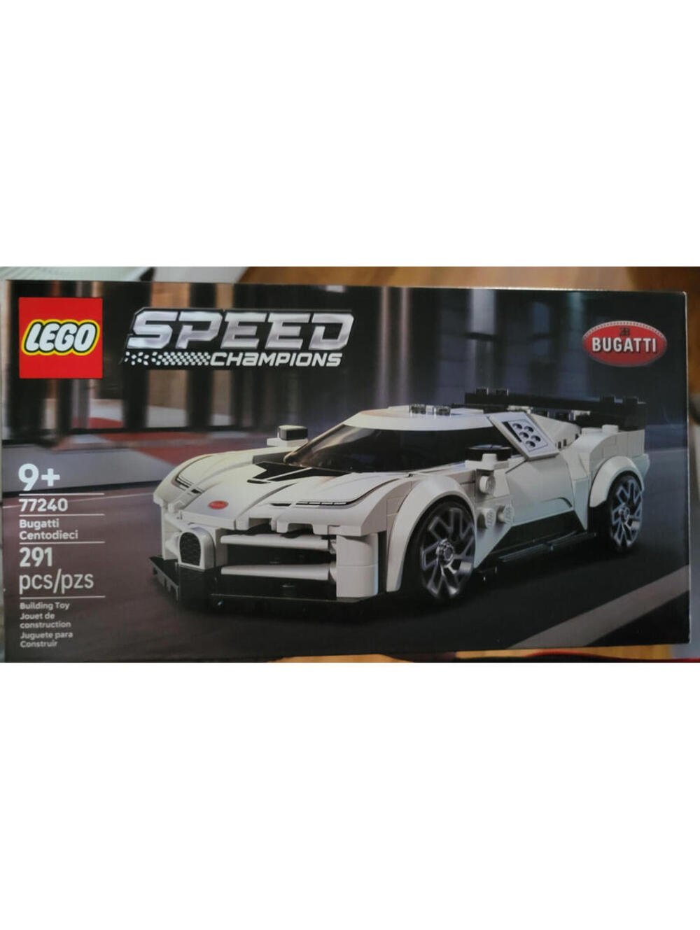 LEGO Speed Champions Bugatti Centodieci 77240 Complete Set 291 Pieces
